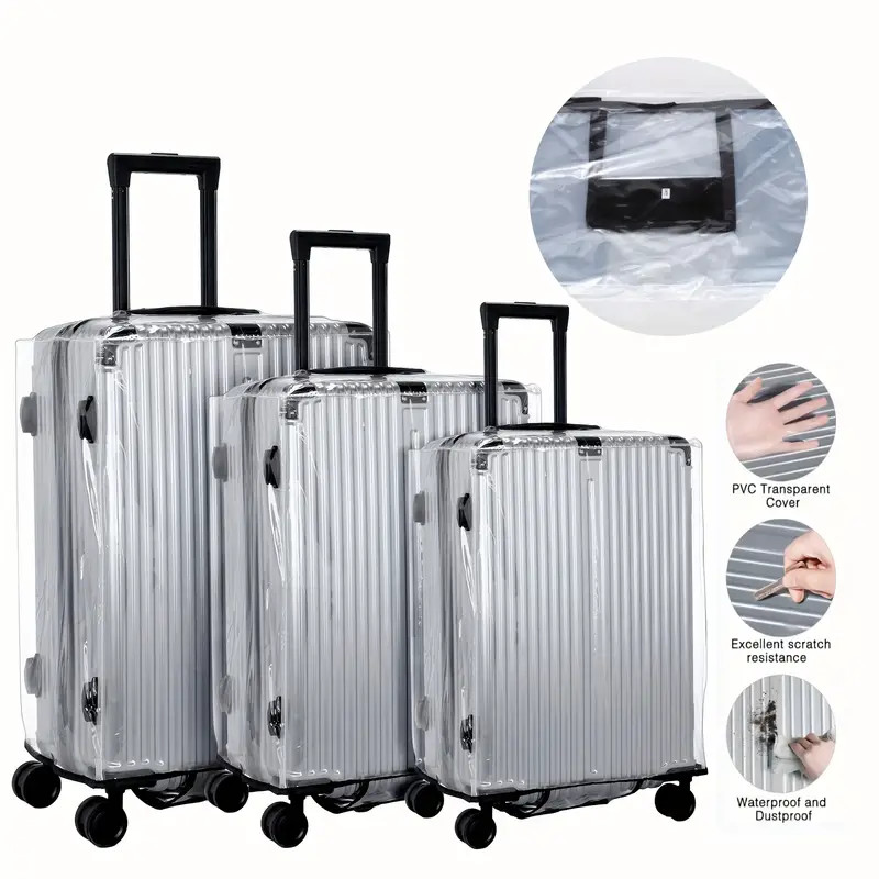 Luggage Protective Cover Transparent - 18-30 cali walizka osłona z PVC,