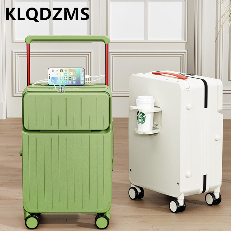 Front Opening Laptop Luggage 24 Inch - KLQDZMS 24-calowa walizka z przednim otworem