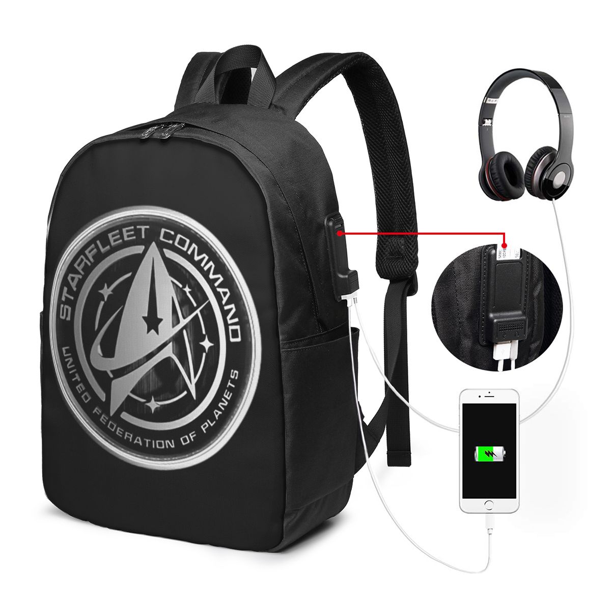 Backpacks - Plecak Star Trek, serial science fiction,
