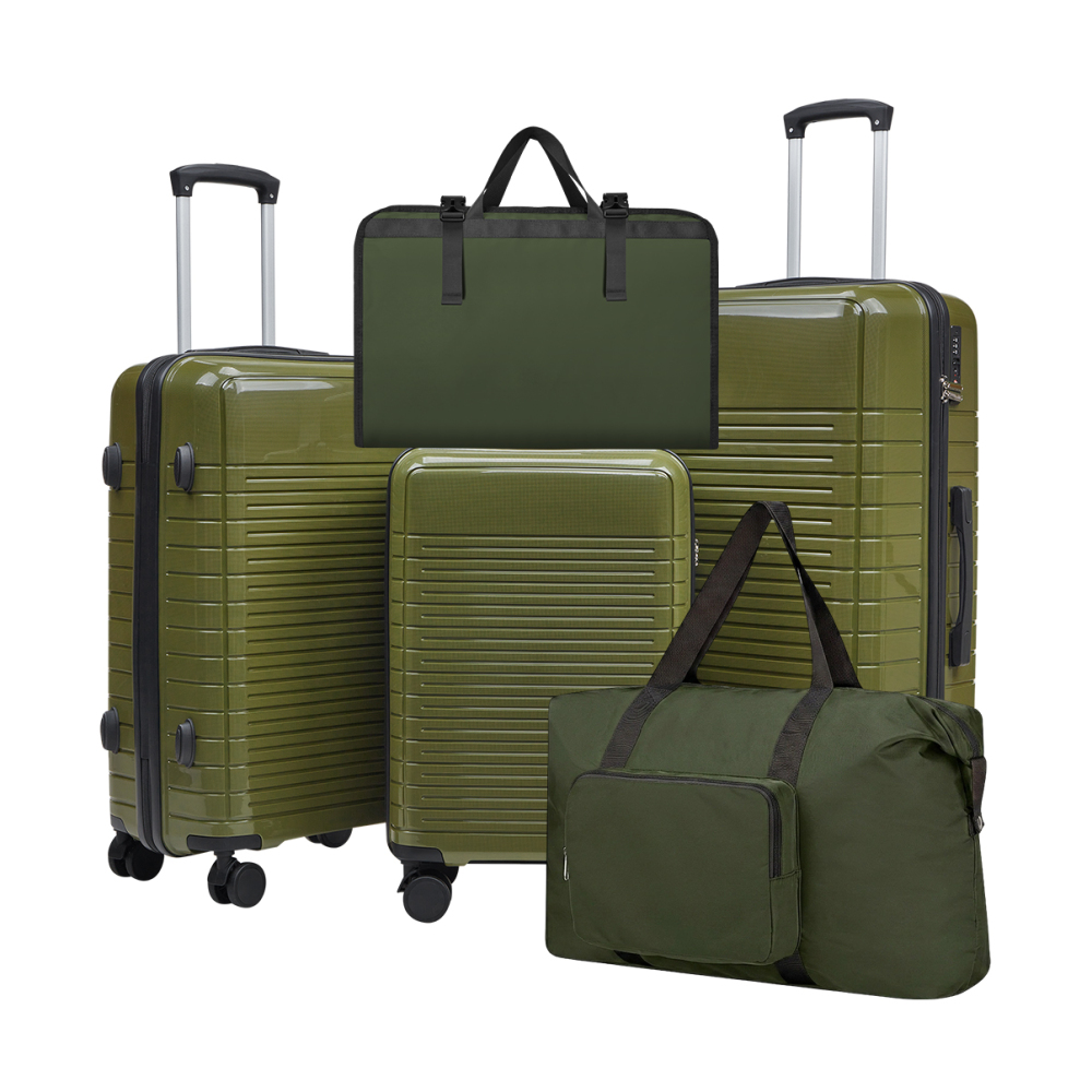 Spinner Wheel Rolling Suitcase 20 Inch - 5-częściowy zestaw walizek z twardą skorupą