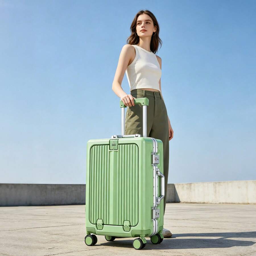 Front Opening Laptop Luggage 24 Inch - Walizka Tidal Flash 20/24 cali z