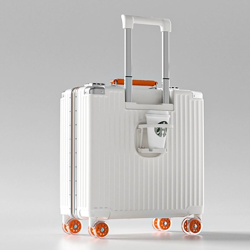 Walizka podręczna 18 cali z ko – Aluminum Frame Carry On Luggage recenzja i cena