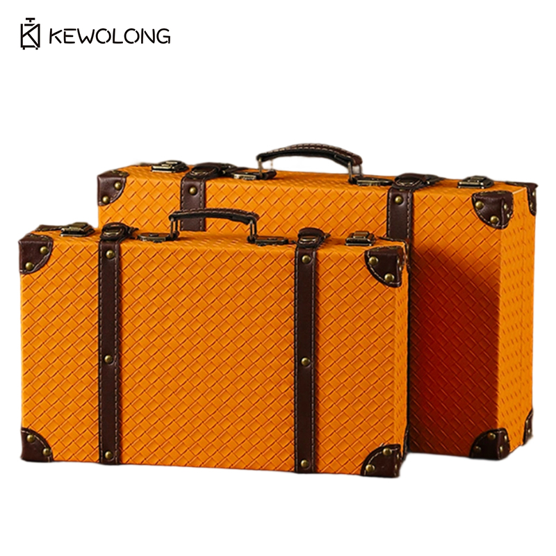 Vintage Europejska Walizka w S – Retro Vintage Trunk Suitcase recenzja i cena