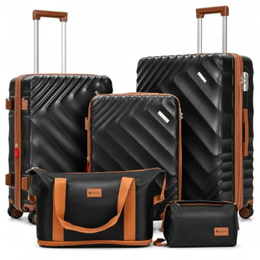 5-częściowy zestaw twardych, r – Expandable Hard Shell Luggage Set recenzja i cena