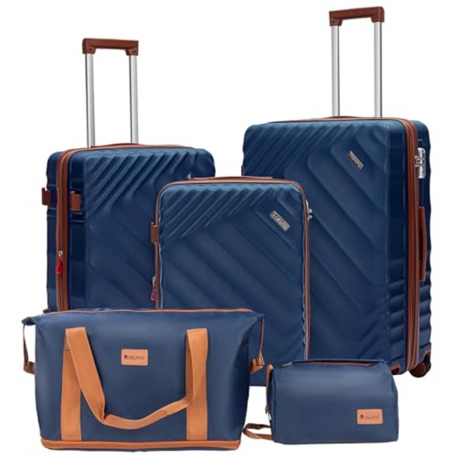 5-częściowy zestaw walizek z t – Expandable Hard Shell Luggage Set recenzja i cena