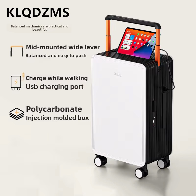 Walizka KLQDZMS ABS+PC, walizk – Spinner Wheel Rolling Suitcase 20 Inch recenzja i cena