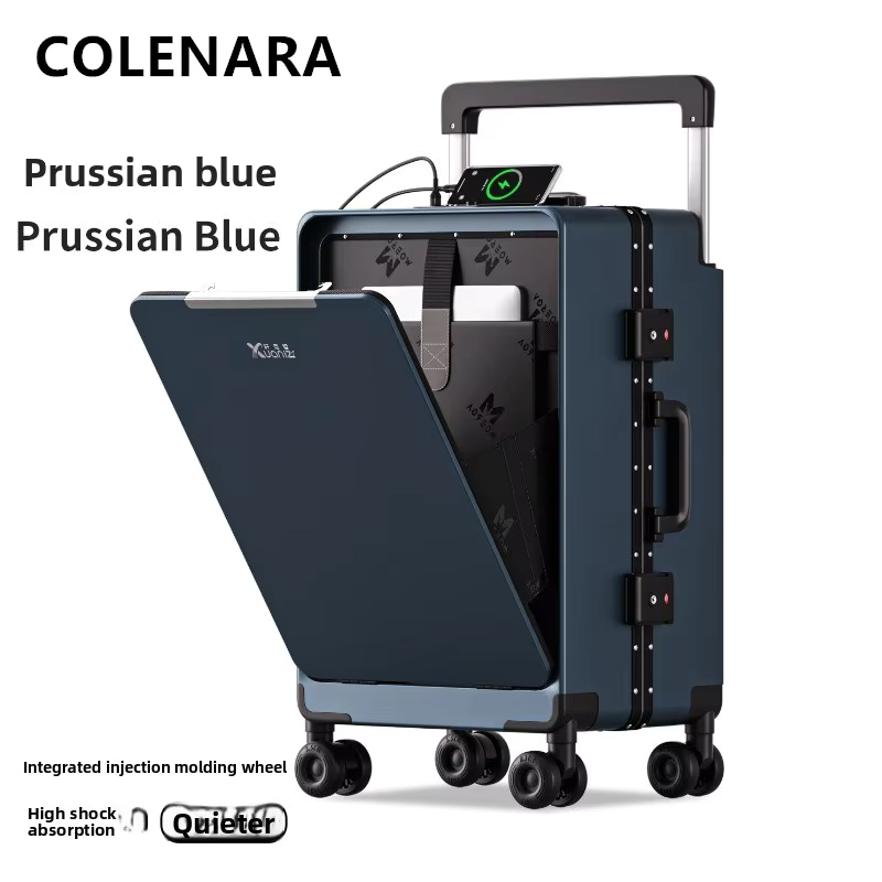 Walizka COLENARA ABS+PC z prze – Front Opening Laptop Luggage 24 Inch recenzja i cena