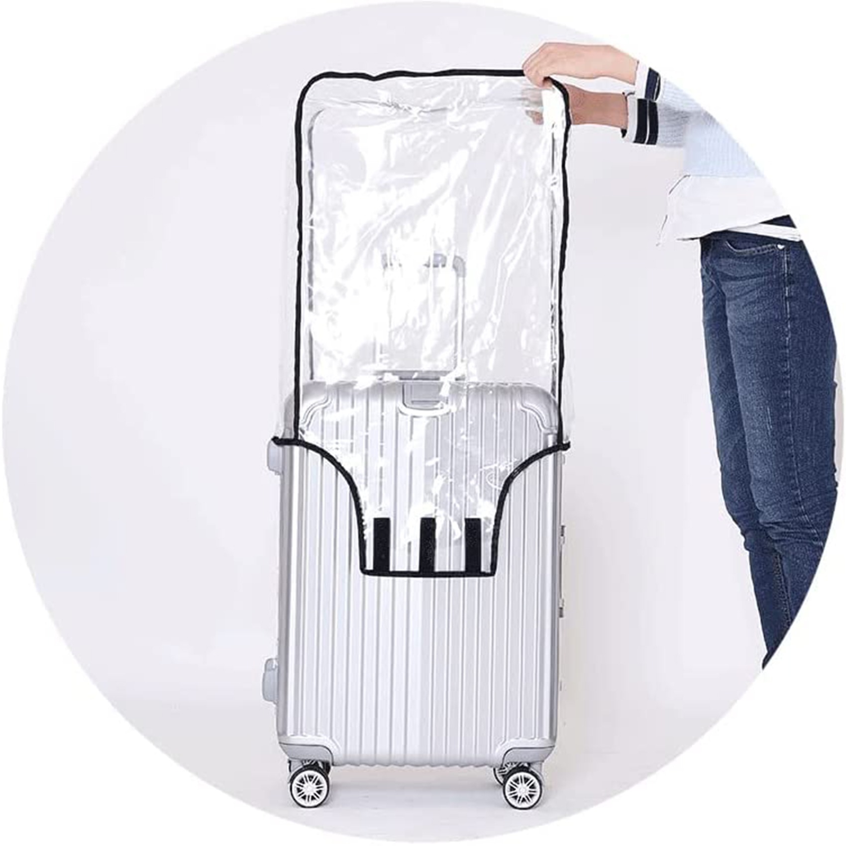 Nowa, w pełni przezroczysta os – Waterproof Suitcase Cover Protector recenzja i cena