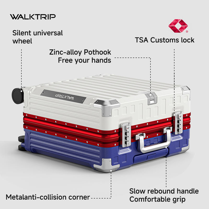 Walizka na kółkach 18 cali, po – Aluminum Frame Carry On Luggage recenzja i cena