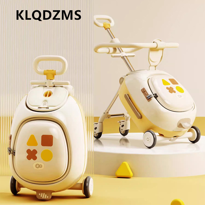 Walizka dziecięca KLQDZMS ABS+ – Spinner Wheel Rolling Suitcase 20 Inch recenzja i cena
