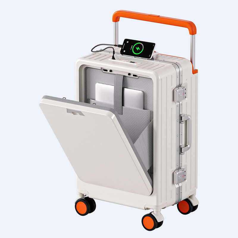 Walizka podróżna z aluminiową  – Spinner Wheel Rolling Suitcase 20 Inch recenzja i cena