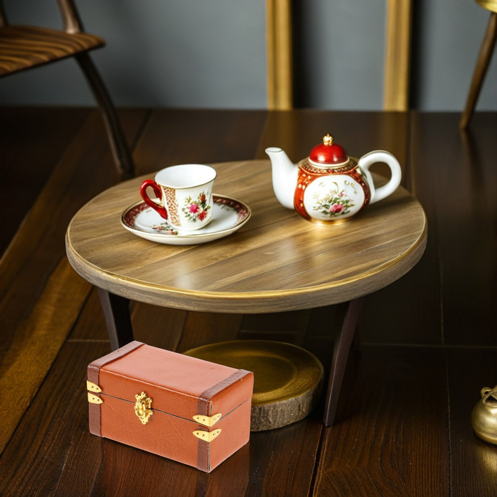 Miniaturowa, stylizowana na st – Retro Vintage Trunk Suitcase recenzja i cena